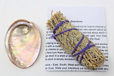 Small Abalone Shell and Desert Sage Smudge (House Cleansing Negativity Removal) picture