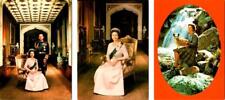 3~4X6 Postcards UK England  THE QUEEN & DUKE OF EDINBURGH & Corgi Dogs~Balmoral picture