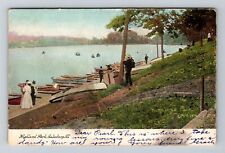 Galesburg IL-Illinois, Highland Park, Vintage c1907 Postcard picture