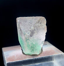 29.95 Cts Lovely Natural Bi Color Terminated Fluorite Crystal From Skardu Pak picture
