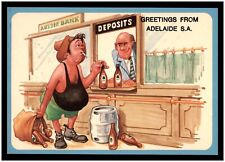 Postcard Humorous Drawing - Beer Deposit, Adelaide, S.A. picture