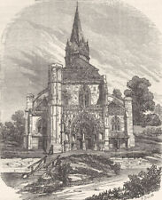OISE. Eglise de Marissel 1882 old antique vintage print picture picture