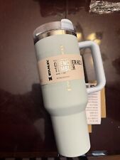 Starbucks Stanley Spring 2024 Light Blue Tumbler with Handle | 40 Oz In Hand New picture