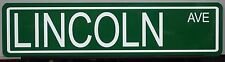 LINCOLN AVE Metal Street Sign Town Car Continental Capri Mark Garage Man Cave picture