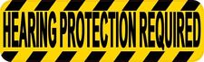 10in x 3in Hearing Protection Required Sticker Car Truck Vehicle Bumper Decal picture