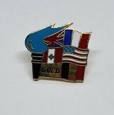 VINTAGE 1994 D-DAY DEBARQUEMENT 1944 ARMY GOLD BEACH ANNIVERSARY LAPEL PIN 22 picture