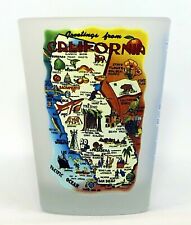 California Map Frosted Shot Glass picture