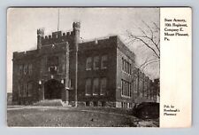 Mount Pleasant PA-Pennsylvania, State Armory, Antique, Vintage Souvenir Postcard picture