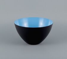 Turquoise Krenit bowl in metal. Design by Hermann Krenchel. 2000s. picture