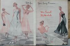 1948 Womens Miss Swank Slip Wardrobe Vintage Fashion Art Ad picture