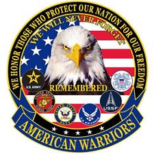 United States Military Remember American Warriors 5 1/4