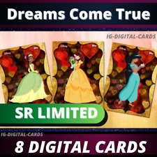Topps Disney Collect Dreams Come True SR LIMITED [8 DIGITAL CARDS] picture