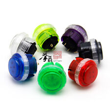 6pcs Arcade Qanba Translucent 30mm Mechanical Push Buttons with Omron Switches picture