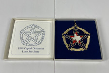 1999 Texas State Capitol -Lone Star State Christmas Ornament With Papers and Box picture