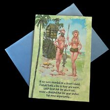 Loose Screws BARE NECESSITIES Love Greeting Cards Mike Scovel VTG 2000 picture