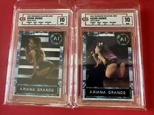 Ariana Grande 10 Gem Mint Cg Graded Collector Card Lot Of 2 Cards picture