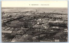 Postcard CHERBOURG. Panorama Est (blank back) H184 picture