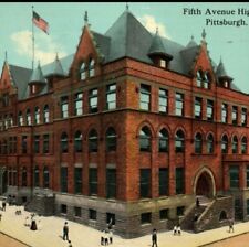 C.1913 Fifth Avenue High School Pittsburg PA Postcard picture