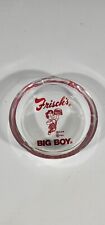 Vintage Red Print Frisch's Bog Boy Burger Chain Ashtray picture
