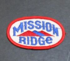 Mission Ridge Ski Resort Vintage Embroidered Patch, Wenatchee Washington picture