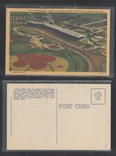 1940s HANDICAP DAY SANTA ANITA PARK ARCADIA CALIF LOS ANGELES TURF CLUB POSTCARD picture