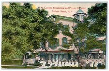 1911 Dr. M. Cavana Sanatarium And Private Hospital Sylvan Beach NY Postcard picture