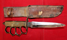 Rare Original US WWI 1918 LF & C TRENCH KNIFE US MARK 1 & Scabbard [Collectible] picture
