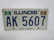 1982 Illinois License Plate Land of Lincoln picture