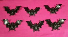 6 pcs Halloween Bats Decorations Creepy Flying Rubber Bats Party Decor  picture
