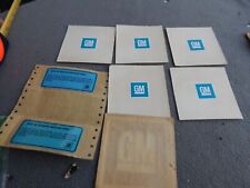 Vintage NOS GM Door Decal Stickers & GM Decals Lot Of 8 Estate Find picture