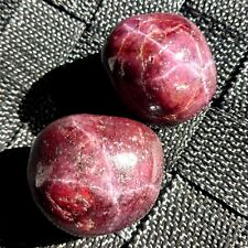 5 Pack Garnet with star flash tumble Large red garnet crystal tumble raw Gem   picture