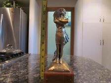 Popai Oma Bronze Indian Chief Statue Vintage as no returns picture