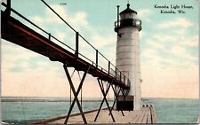 KENOSHA WI - Kenosha Light House Lighthouse Postcard picture