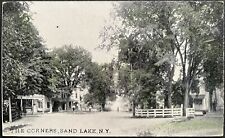 1911 Handcolored New York PC The Corners, Sand Lake, pub. by J.J Lewis picture