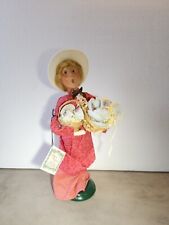 2000 Byers Choice Christmas Caroler London Crier Selling China SIGNED With Tag picture