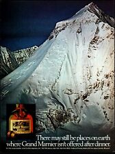 1977 snow covered mountain Grand Marnier liqueur vintage photo print ad ads37 picture