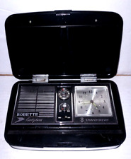 Vintage ROBETTE Earlybird 8 Transistor Radio Clock (TC - 88) - Powers On / Works picture