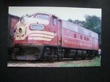 Railfans2 *379) Std Postcard, (WAG) Wellsville, Addison & Galeton Railroad's F7 picture