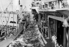 WW II Usa Photo  ---- USS YORKTOWN  REFUELING     picture