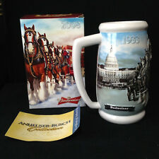 BUDWEISER 2008 Holiday Series Beer Stein CS695 “75 Years of Proud Tradition” picture