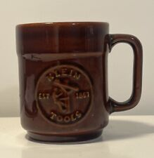 Vtg 1982 KLEIN TOOLS 125th Anniversary Stoneware Pfaltzgraff USA Advertising Mug picture