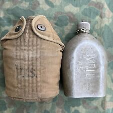 Rare Original 1941 Dated A.G.M. Co. Canteen US Army With Cover Set WW2 WWII picture