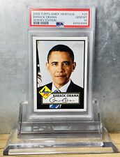 2009 TOPPS AMERICAN HERITAGE HEROES EDITION #20 BARACK OBAMA PSA 10 picture