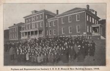 Postcard Orphans and Representatives Sunbury PA IOOF New Building Jan 1908 picture