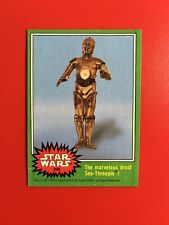 1977 Topps Star Wars Green Series 4 #256 The Marvelous Droid See- Threepio picture