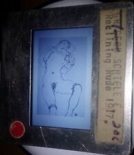Vintage Egon Schiele Reclining Nude 1917 Art 35mm Slide picture