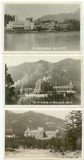 c1930s Canada Banff and Lake Louise Hotels Real Photos picture