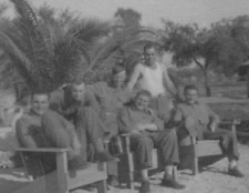 7E Photograph Group Portrait Handsome Military Men 1940-50's  picture