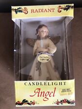 Vintage Radiant Candlelight Angel Battery Operated Holds Lighted Candle W/switch picture