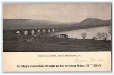 Harrisburg Pennsylvania PA RPPC Photo Postcard Rockville Bridge Scene c1905's picture